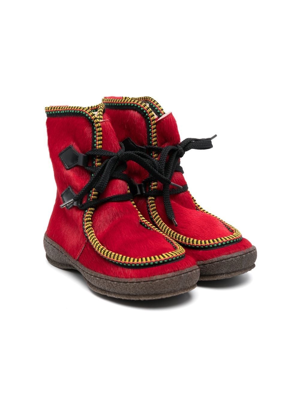 Pèpè Heidi lace-up ankle boots - Red von Pèpè