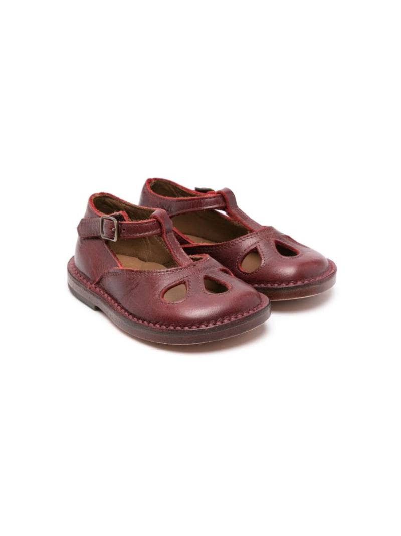 Pèpè Lucy leather sandals - Red von Pèpè
