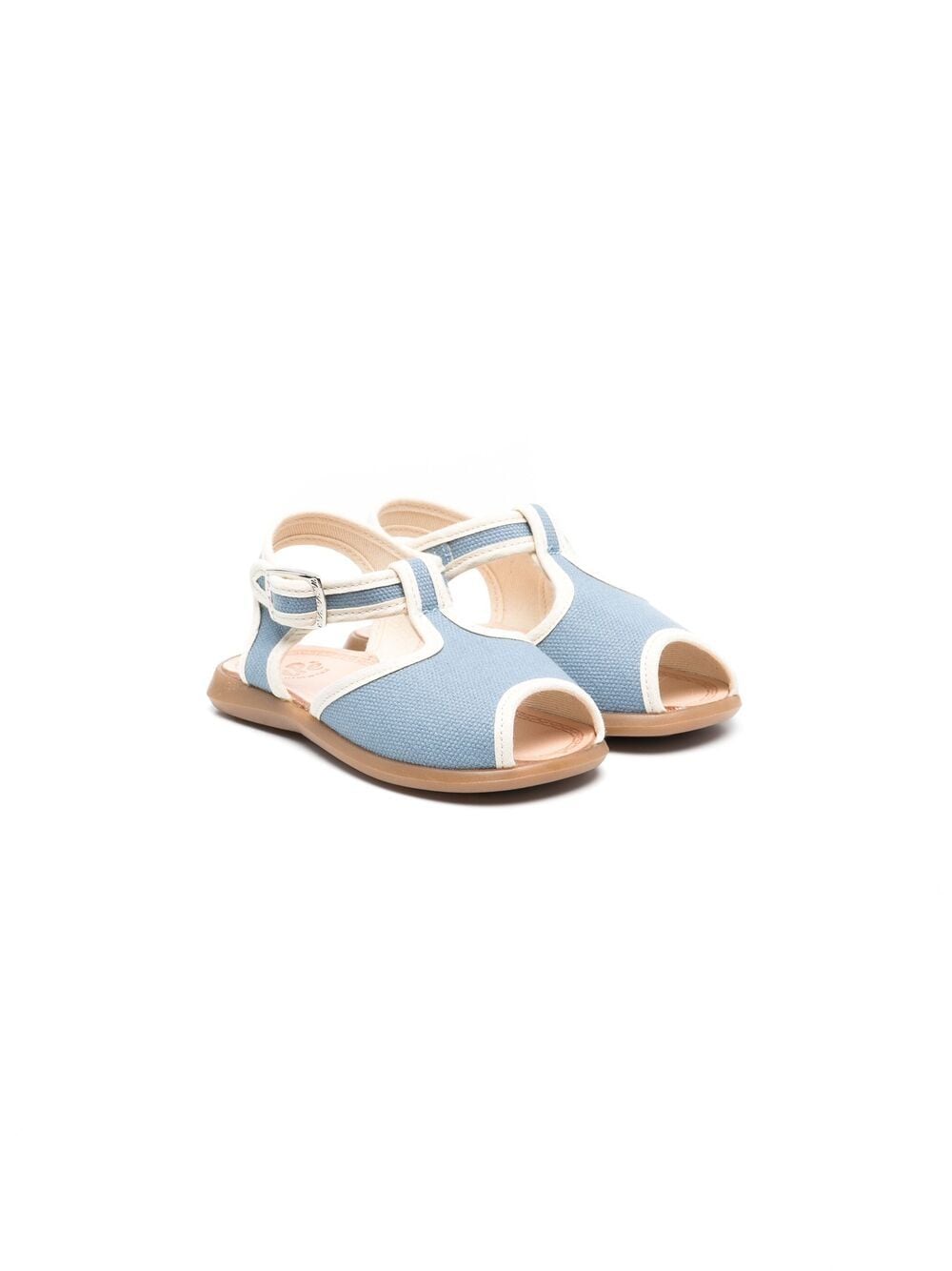 Pèpè T-bar buckle sandals - Blue von Pèpè