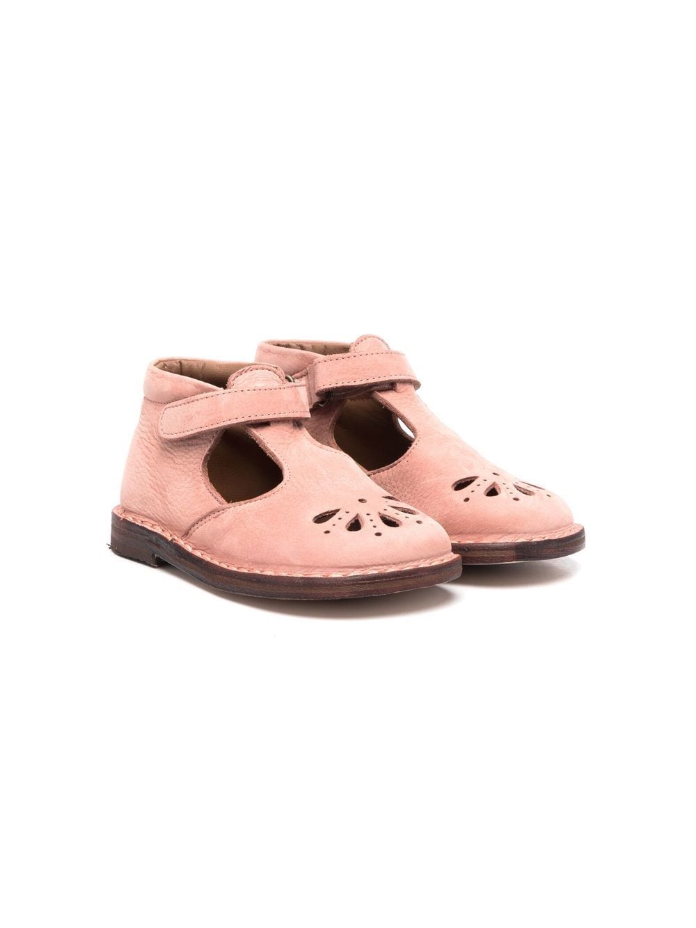 Pèpè cut-out detail leather shoes - Pink von Pèpè