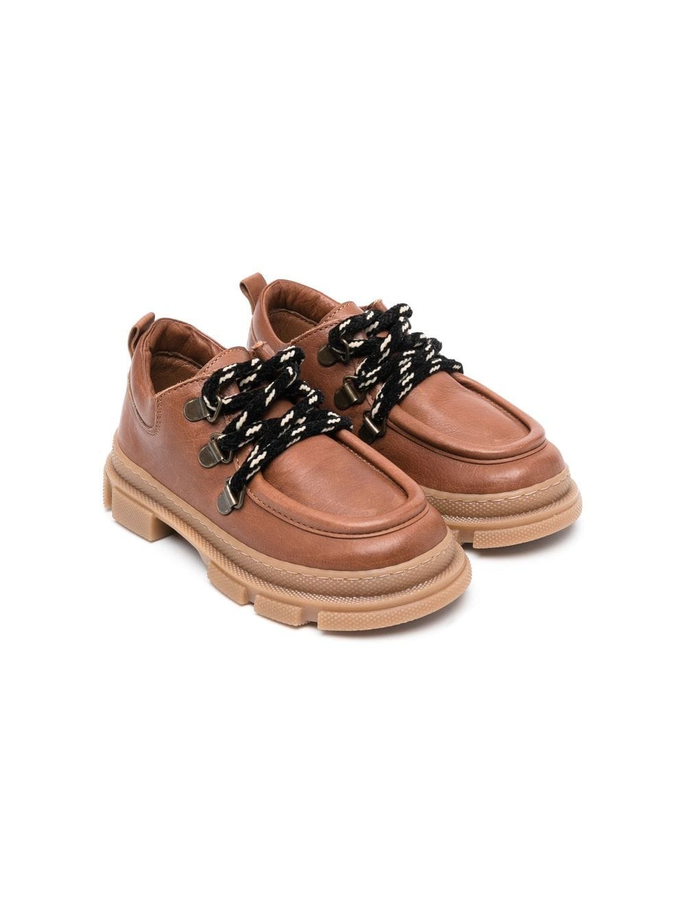Pèpè lace-up deck shoes - Brown von Pèpè
