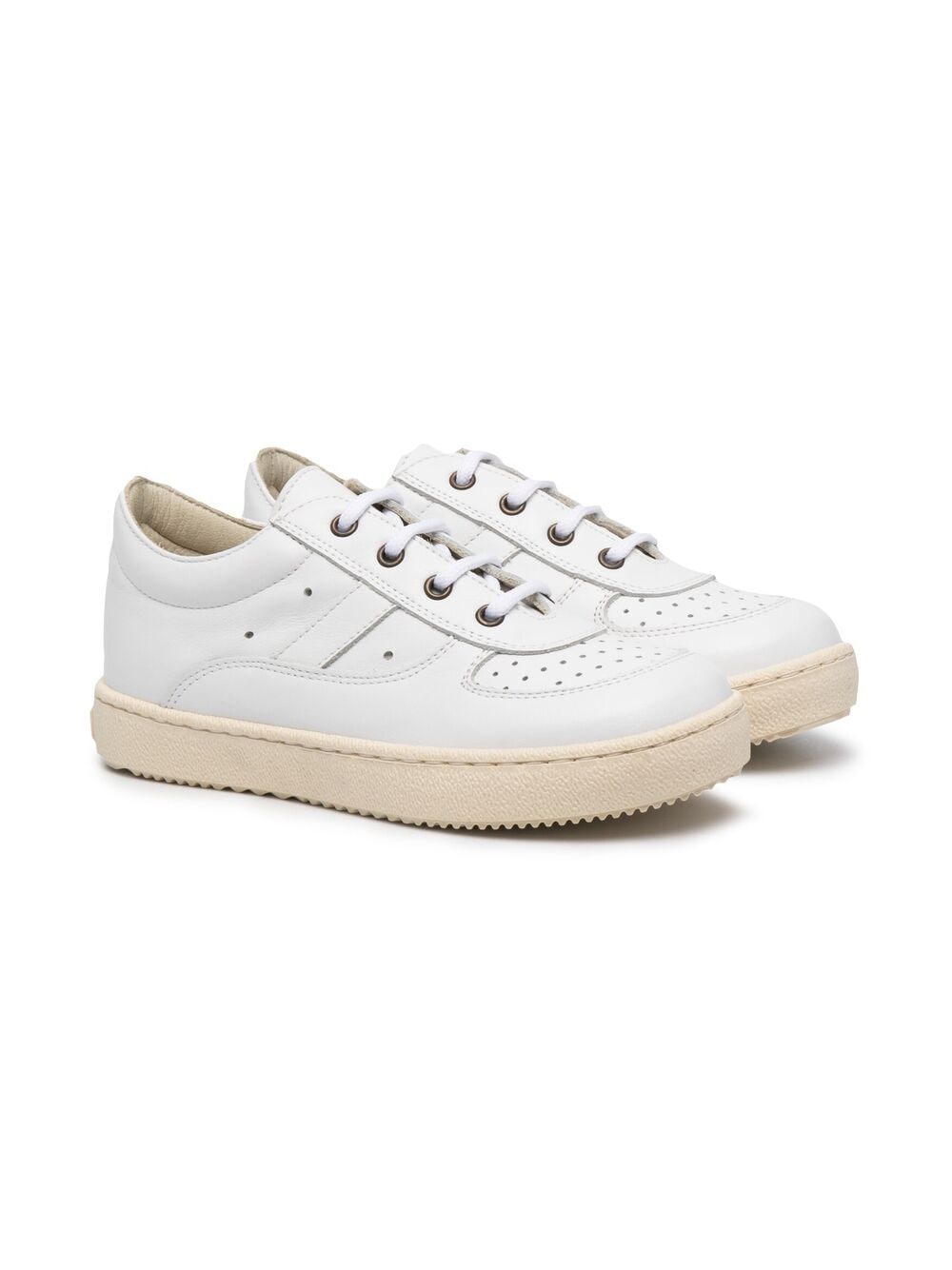 Pèpè lace-up leather sneakers - White von Pèpè