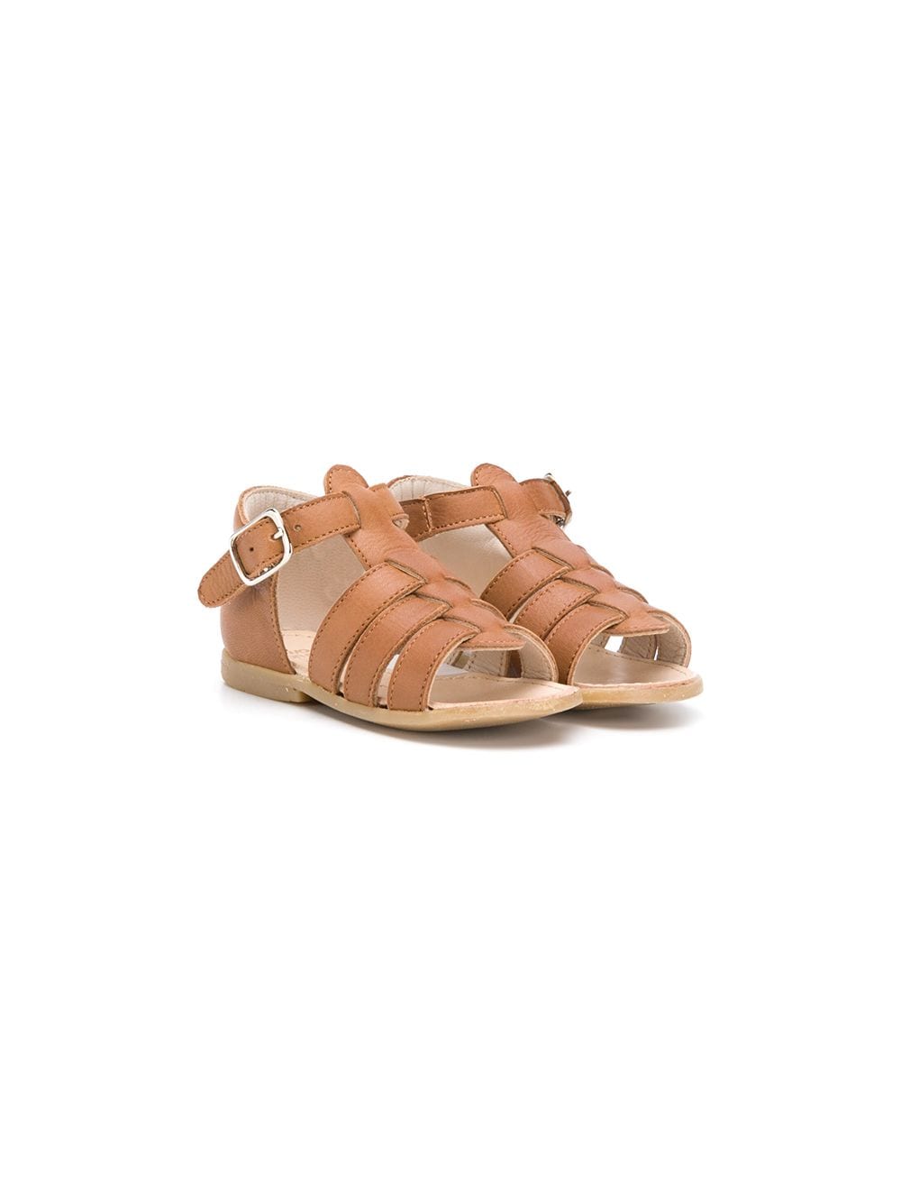 Pèpè leather strap sandals - Brown von Pèpè