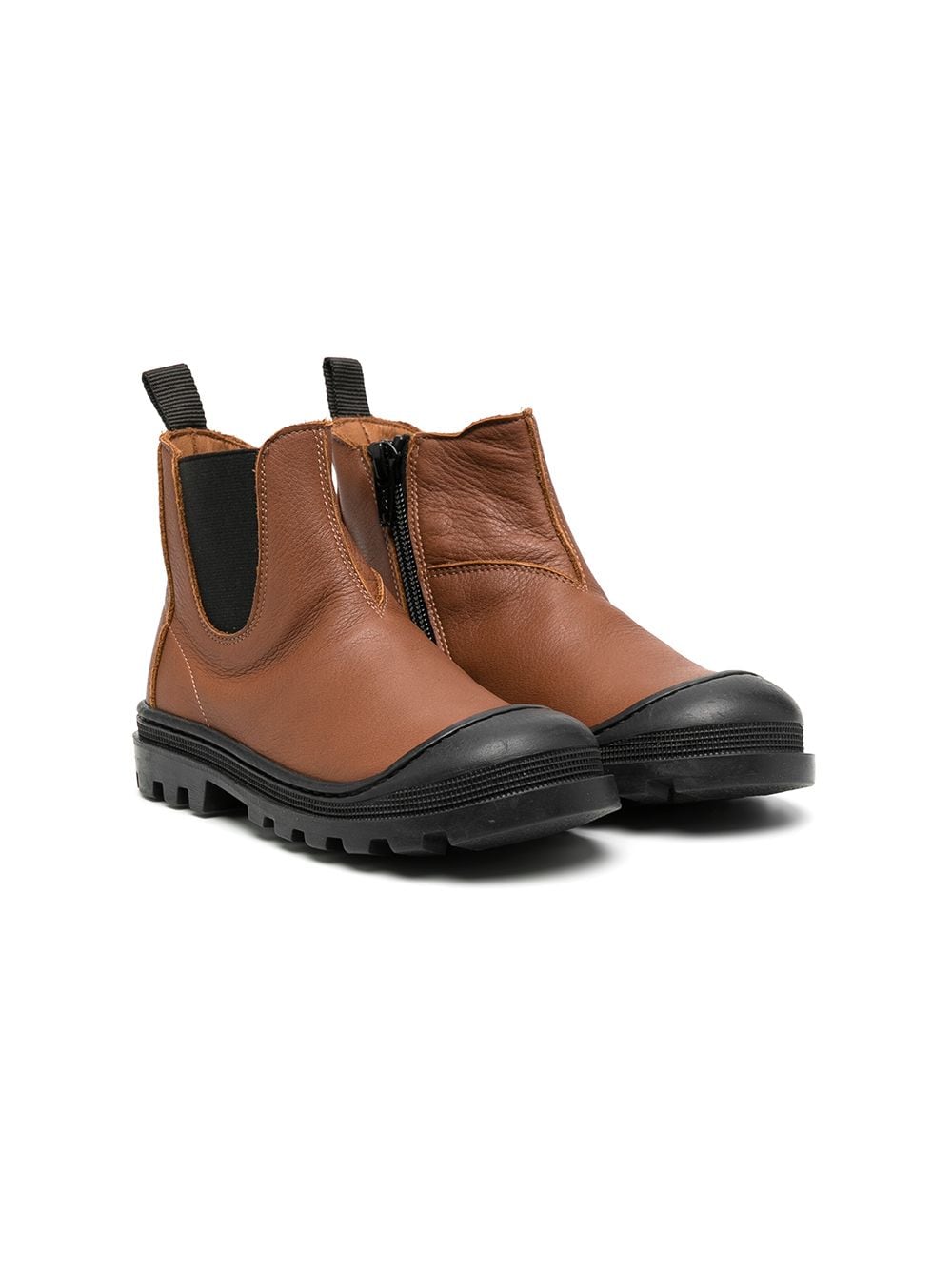 Pèpè side zip ankle boots - Brown von Pèpè