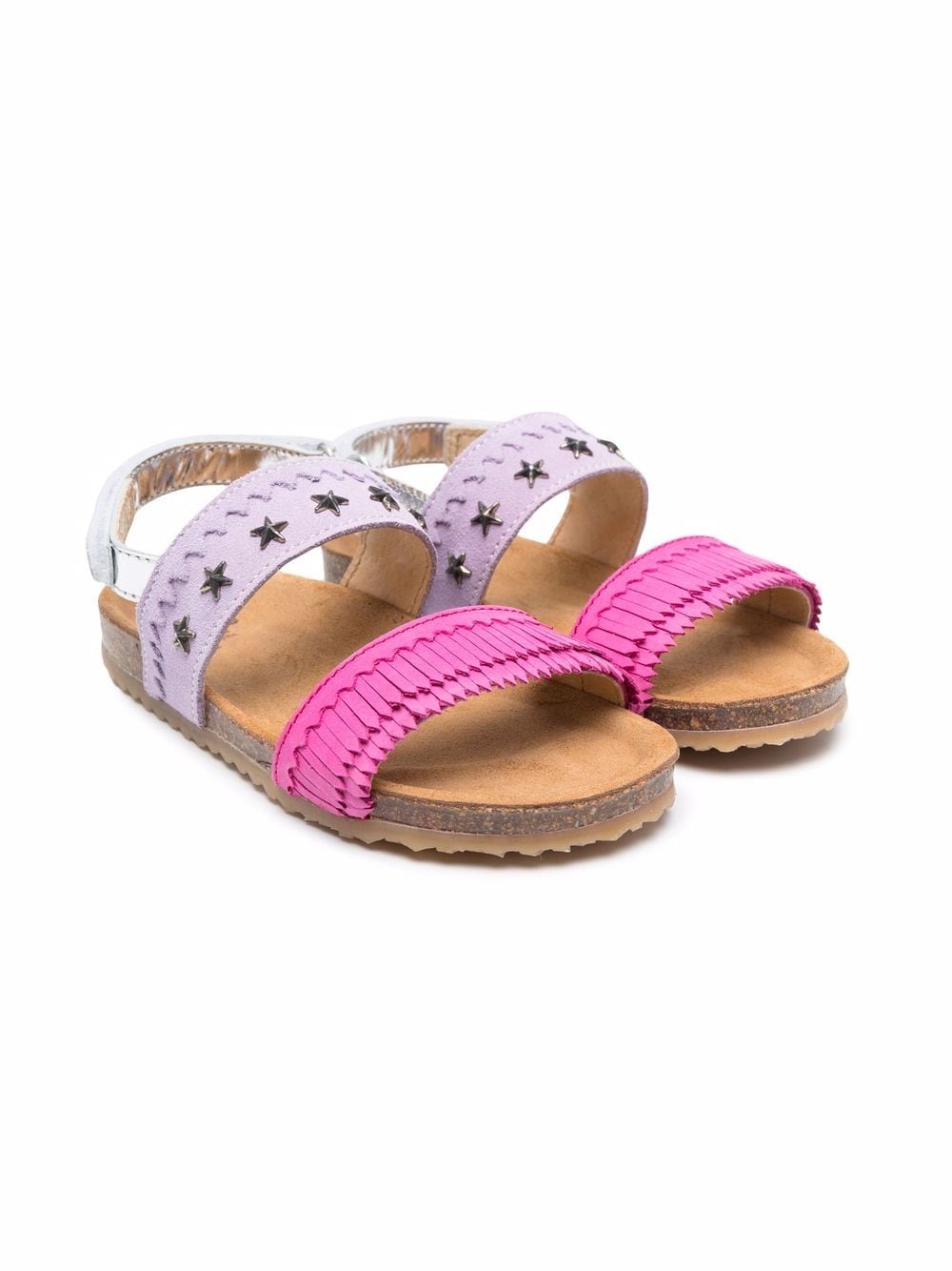 Pèpè two-tone buckled sandals - Purple von Pèpè