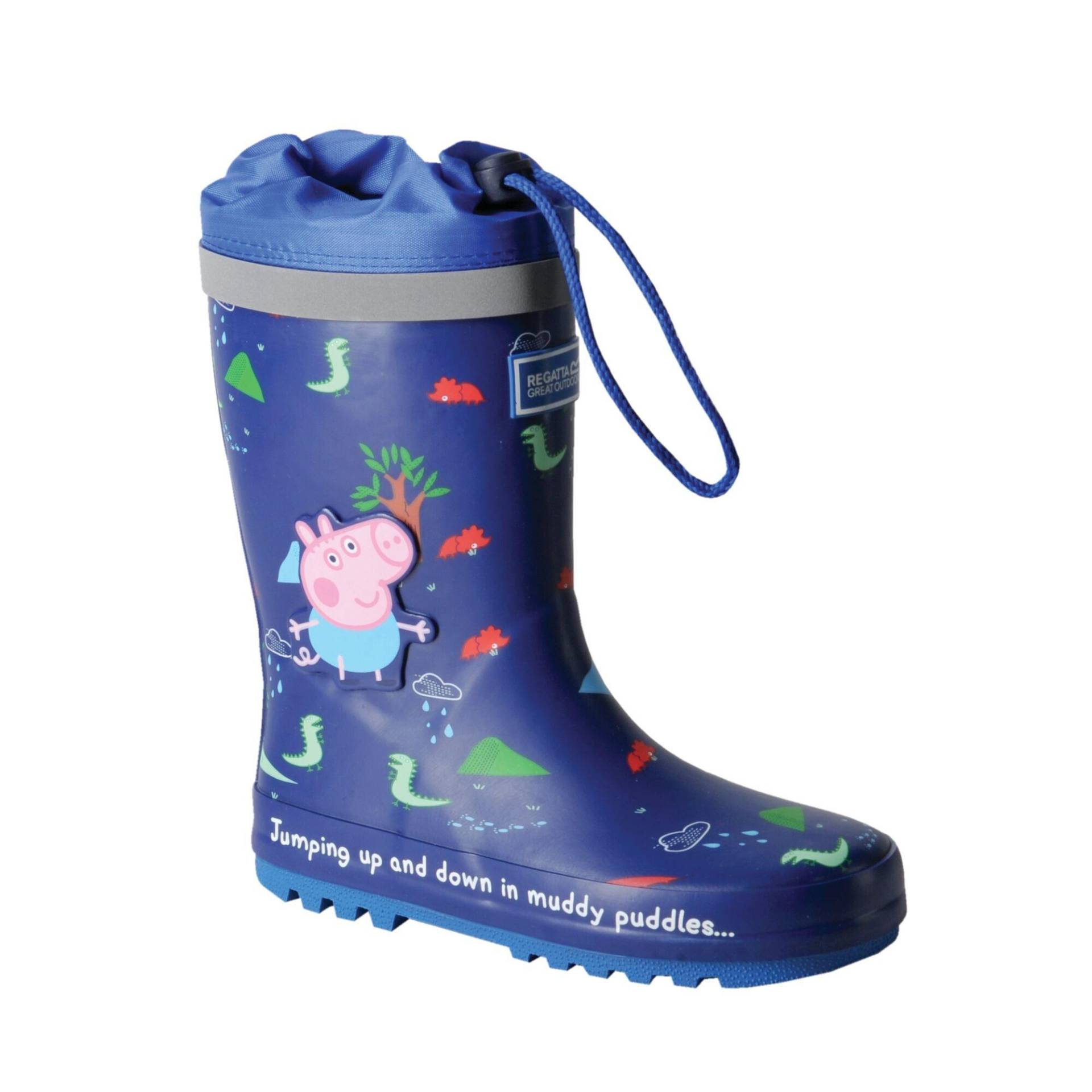 Gummistiefel Splash, Dinosaurier Unisex Königsblau 32 von Peppa Pig