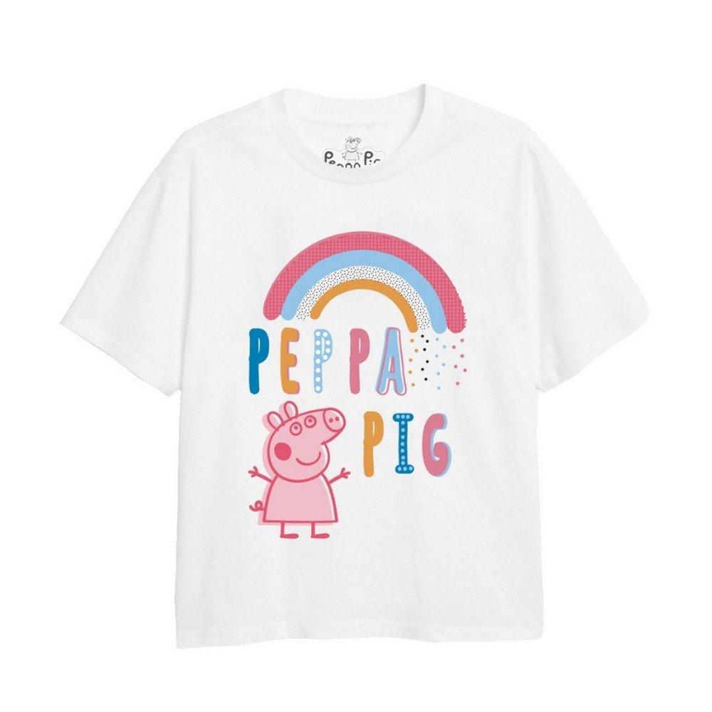 Tshirt Mädchen Weiss 104 von Peppa Pig