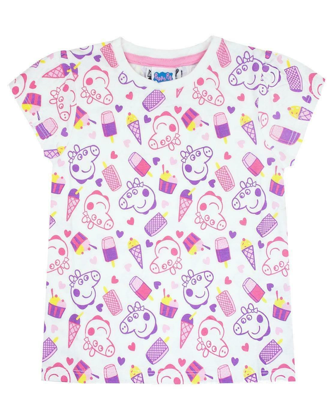 Tshirt Unisex Weiss 110 von Peppa Pig