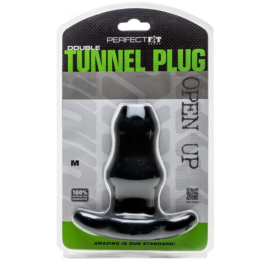 Double Tunnel Medium - Schwarz von Perfect-Fit
