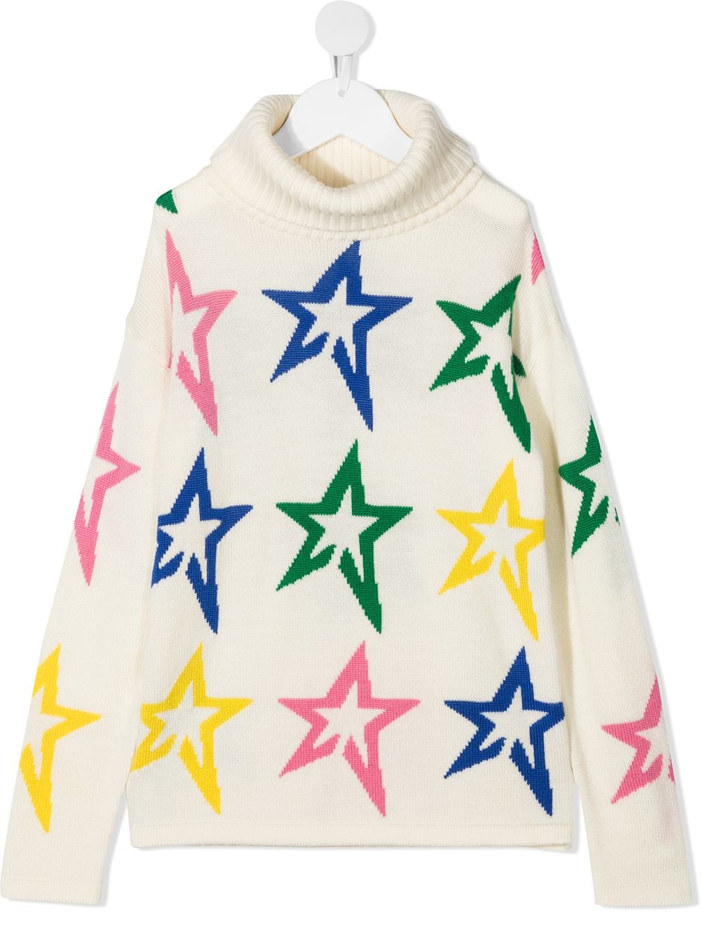 Perfect Moment Kids star-prit knitted jumper - Neutrals von Perfect Moment Kids