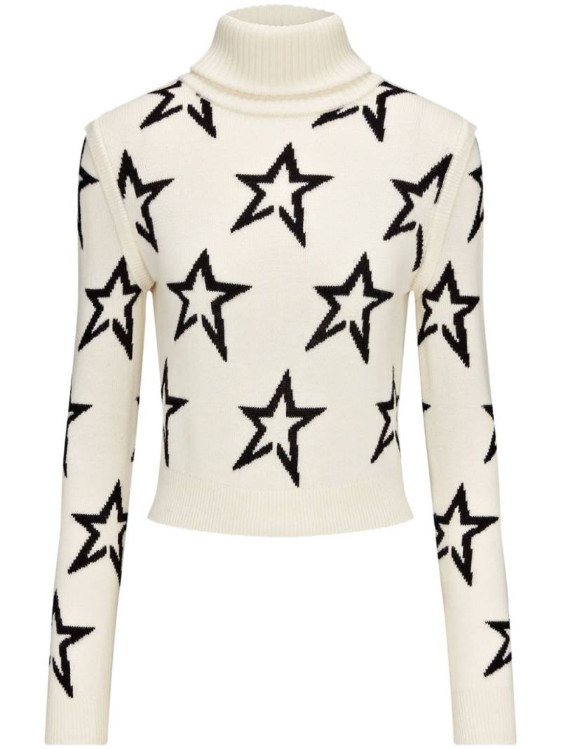 Perfect Moment Aster merino wool jumper - White von Perfect Moment
