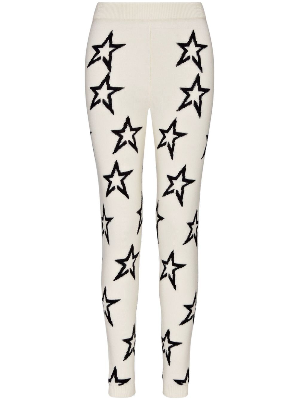 Perfect Moment Aster star-intarsia leggings - White von Perfect Moment