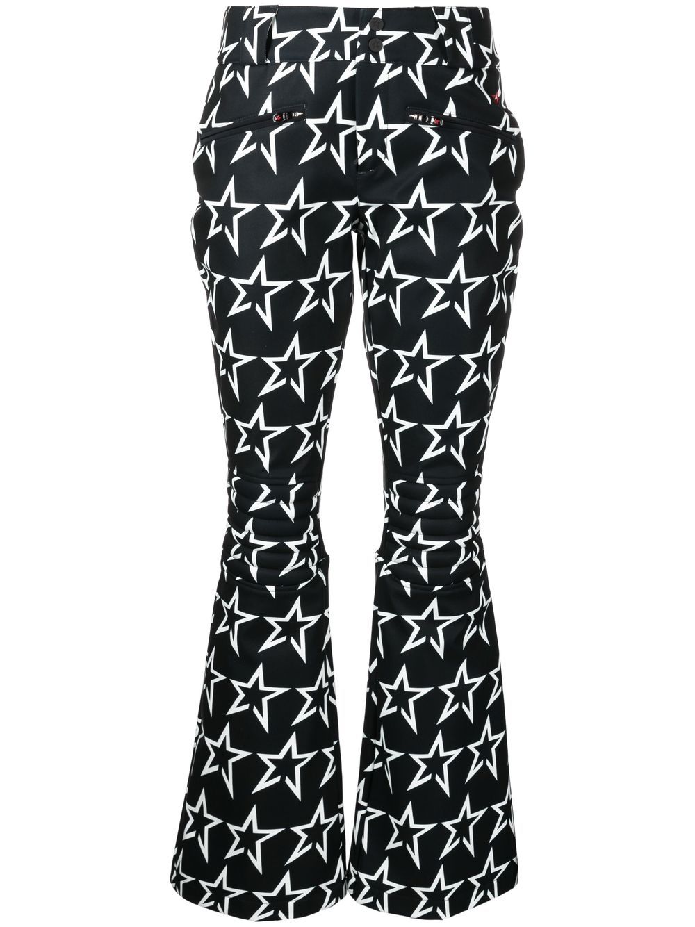 Perfect Moment Aurora star-print flared trousers - Black von Perfect Moment