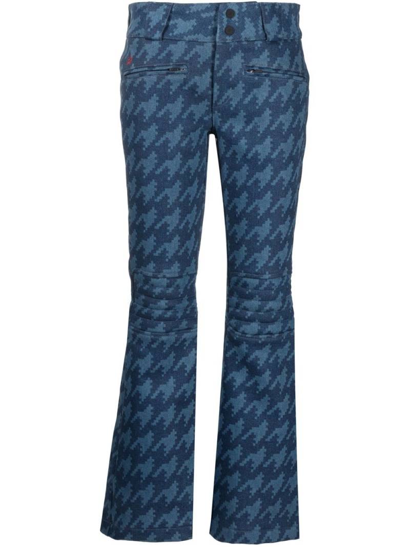 Perfect Moment Auroral denim flare ski trousers - Blue von Perfect Moment