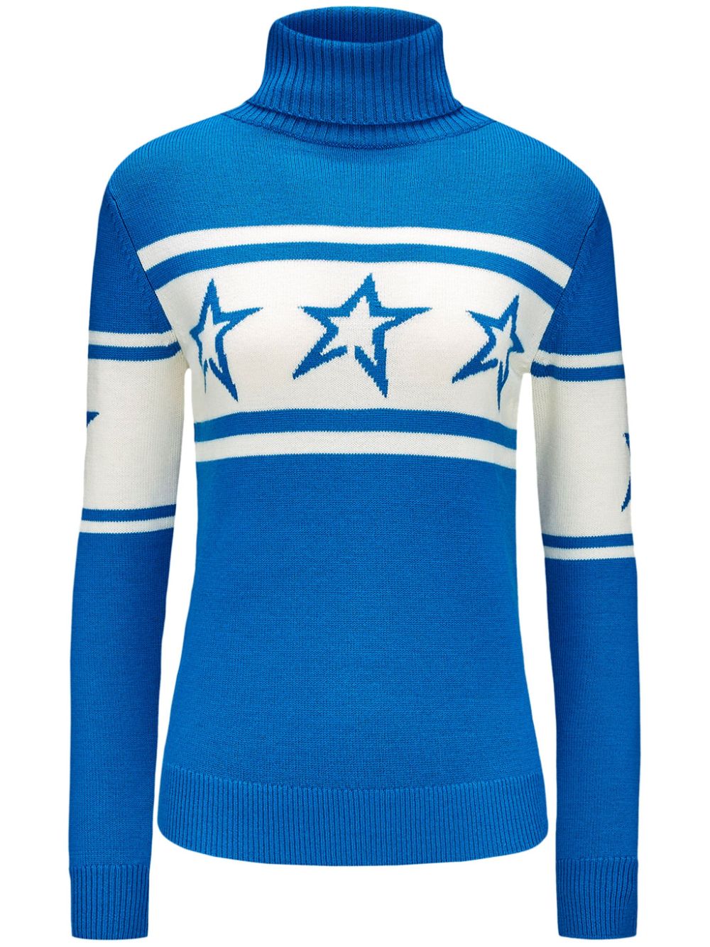 Perfect Moment Chopper merino wool jumper - Blue von Perfect Moment