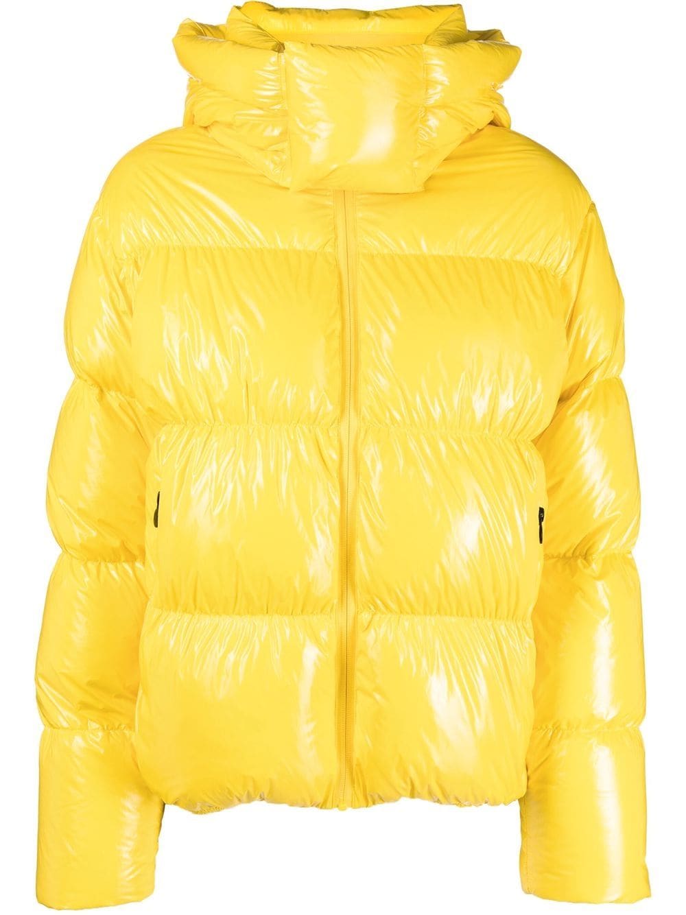 Perfect Moment January hooded down jacket - Yellow von Perfect Moment