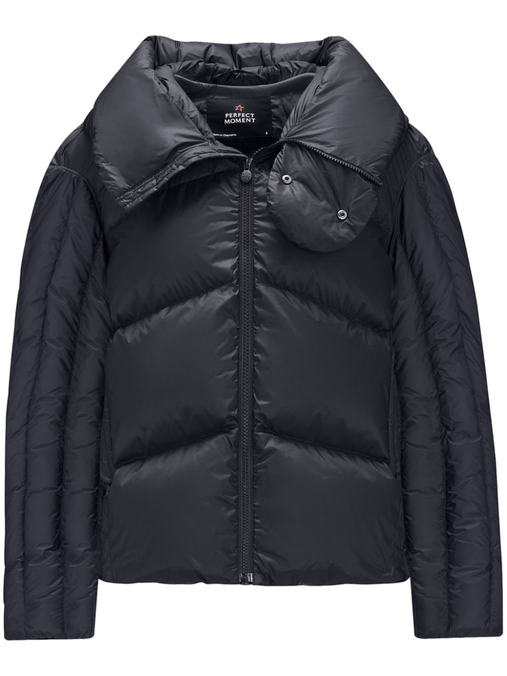 Perfect Moment Orelle logo-appliqué puffer jacket - Black von Perfect Moment