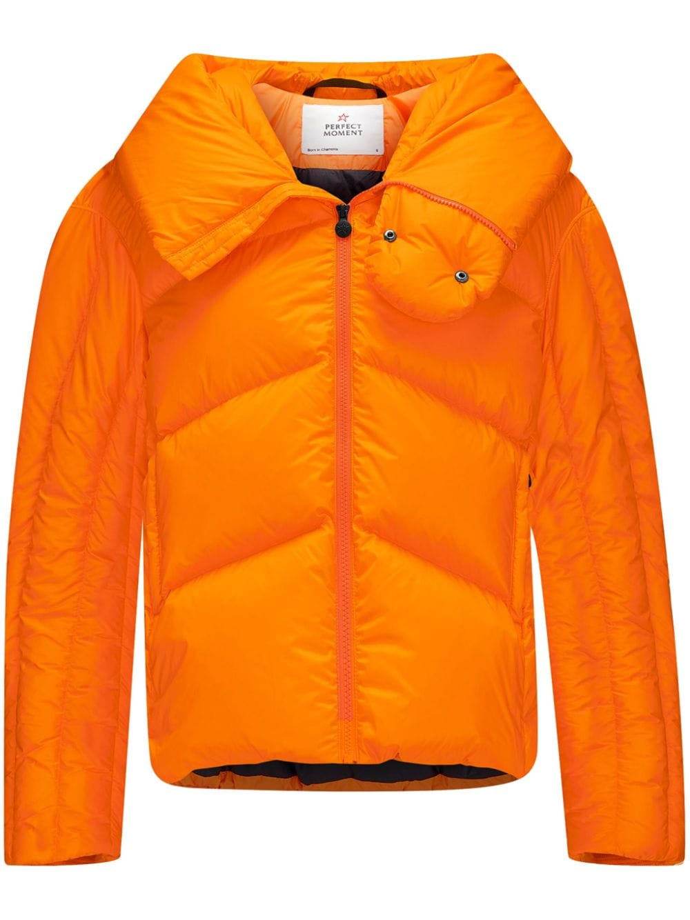 Perfect Moment Orelle logo-appliqué puffer jacket - Orange von Perfect Moment