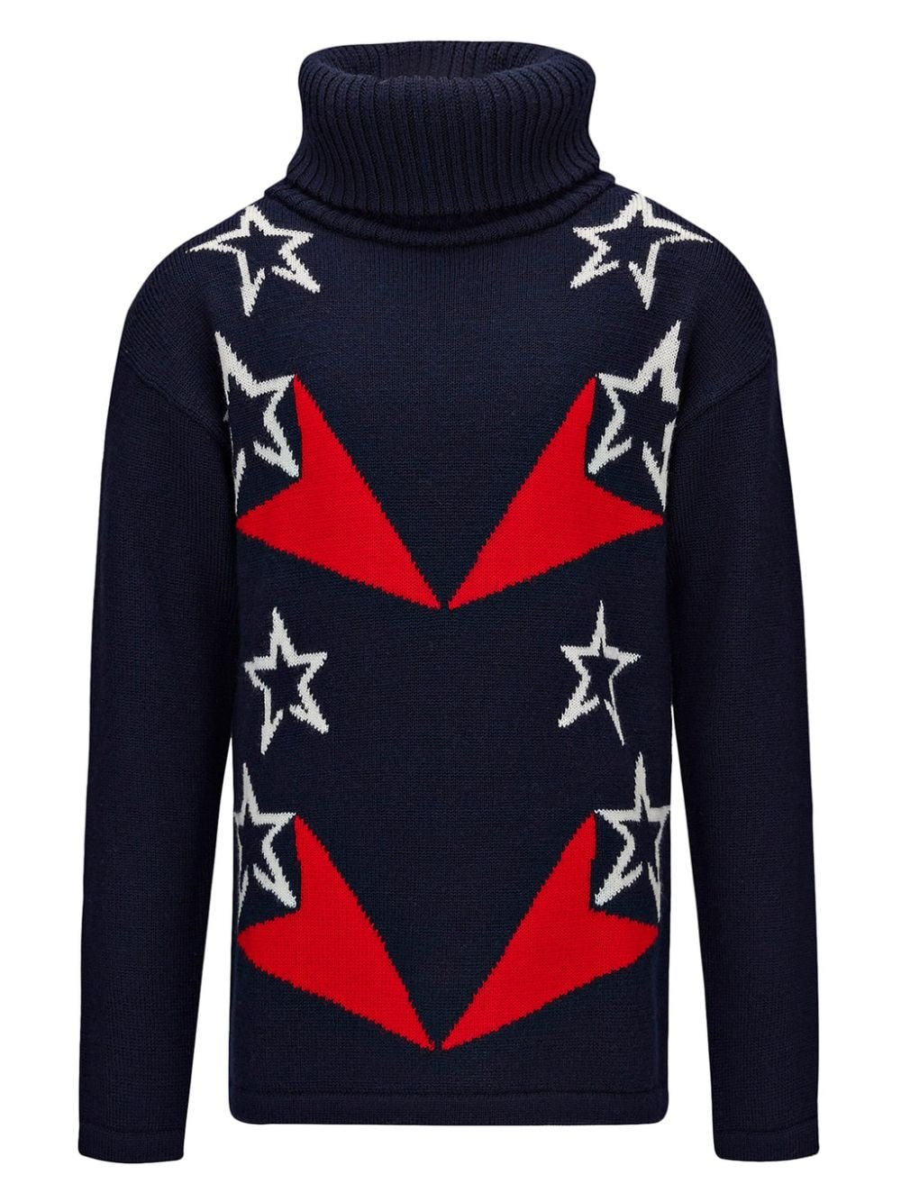 Perfect Moment Kids Shooting Star intarsia-knit jumper - Blue von Perfect Moment Kids