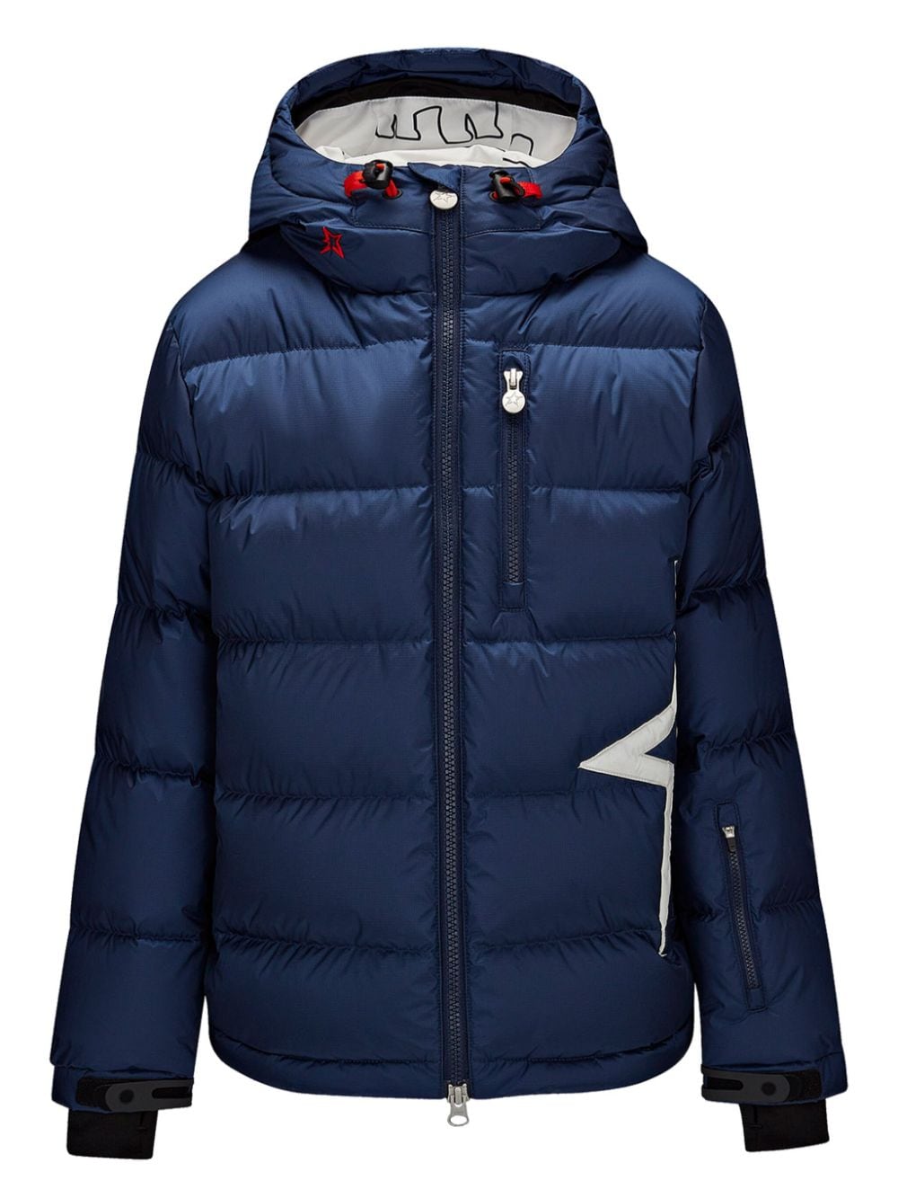Perfect Moment Kids Super Mojo quilted hooded jacket - Blue von Perfect Moment Kids