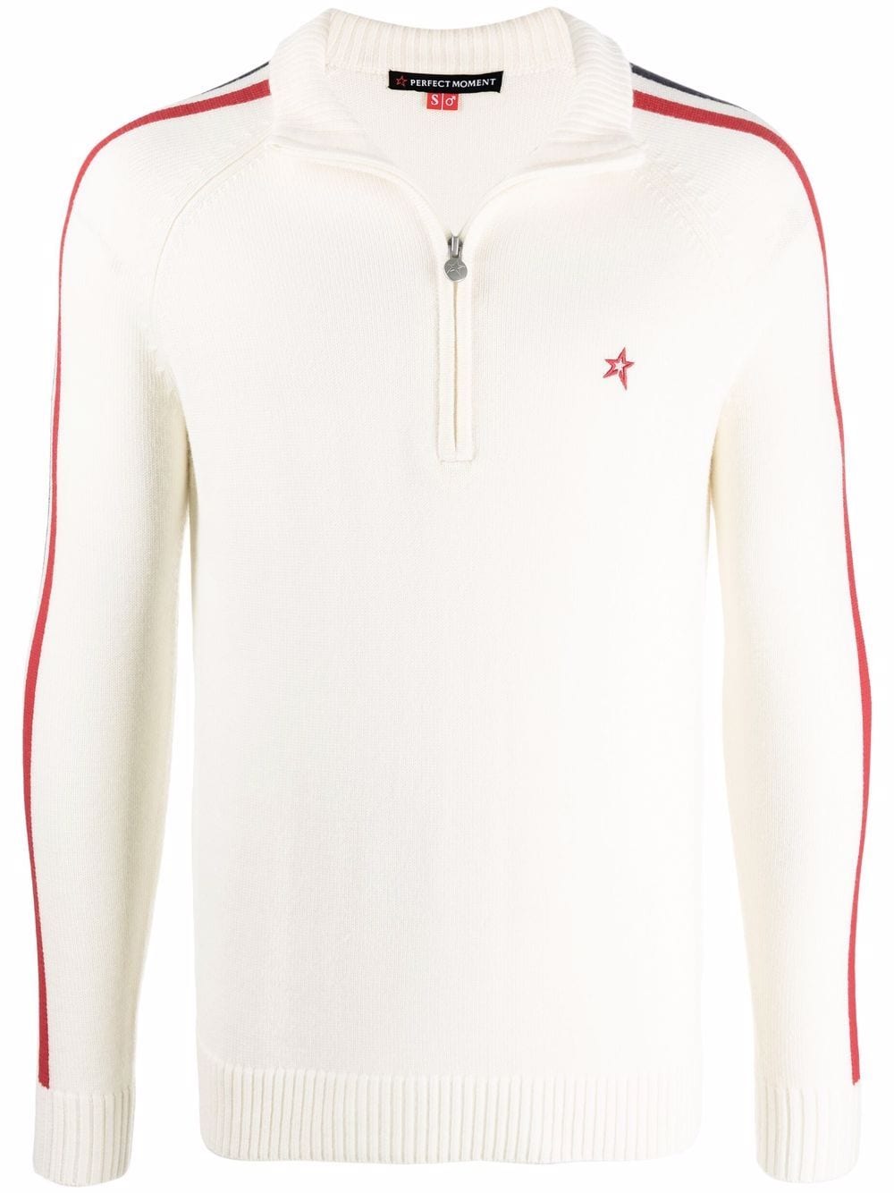 Perfect Moment half zip jumper - White von Perfect Moment