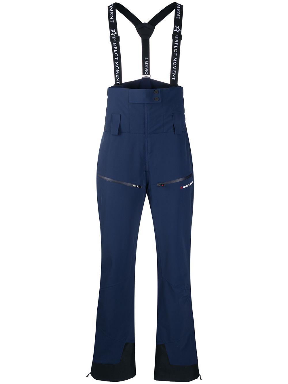 Perfect Moment logo-strap ski jumpsuit - Blue von Perfect Moment