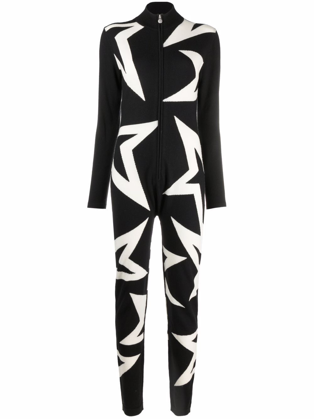 Perfect Moment star-print onesie - Black von Perfect Moment