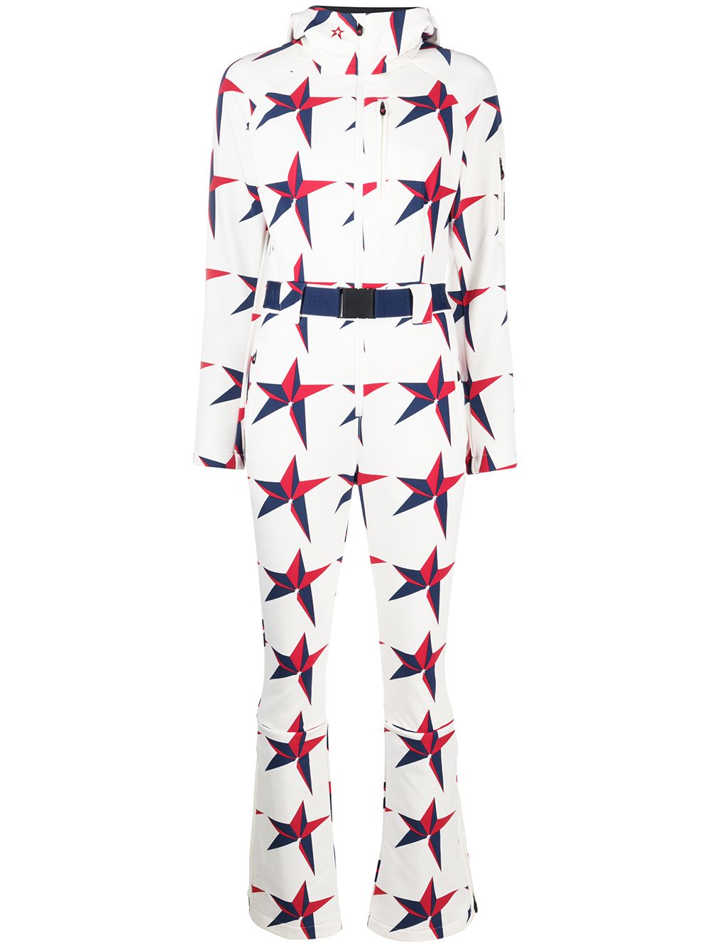 Perfect Moment star-print ski suit - White von Perfect Moment