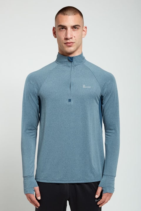 Perform Pullover 1/2 Zip Pullover dunkelblau von Perform