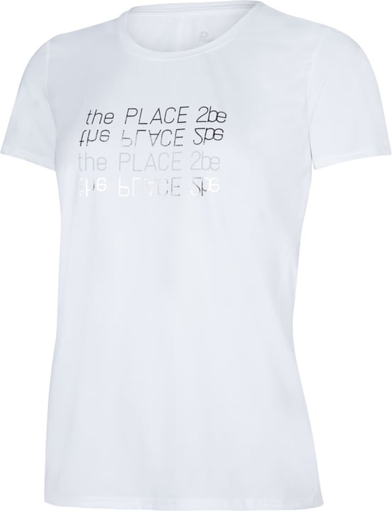 Perform W Shirt The Place 2 Be T-Shirt weiss von Perform