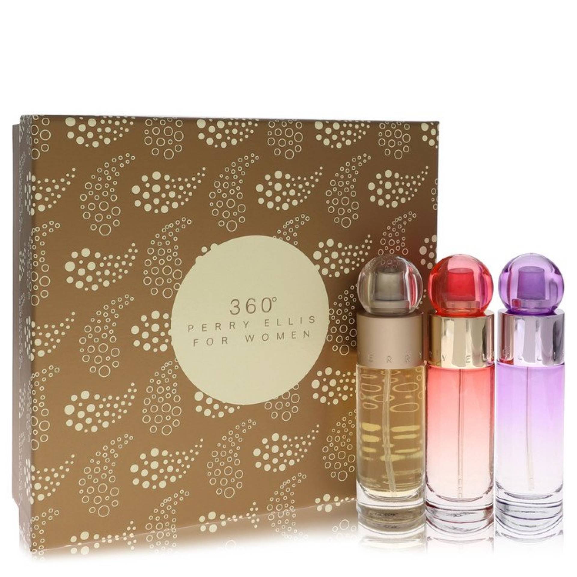 Perry Ellis perry ellis 360 Gift Set -- 29 ml  360 EDT Spray + 29 ml  360 Coral EDP Spray + 29 ml  360 Purple EDP Spray von Perry Ellis