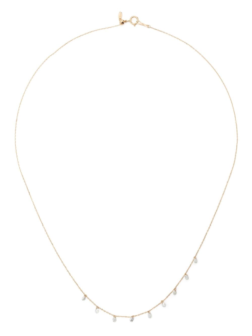 Persée 18kt yellow gold Danae diamond necklace