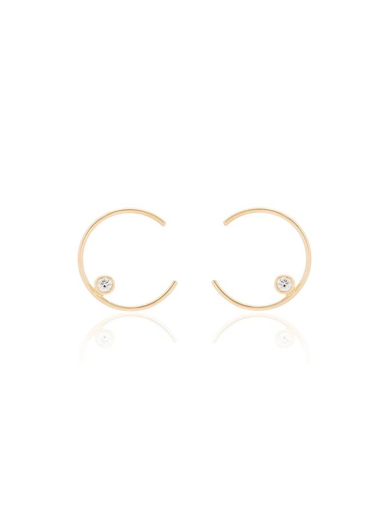 Persée 18kt yellow gold hoop earrings von Persée