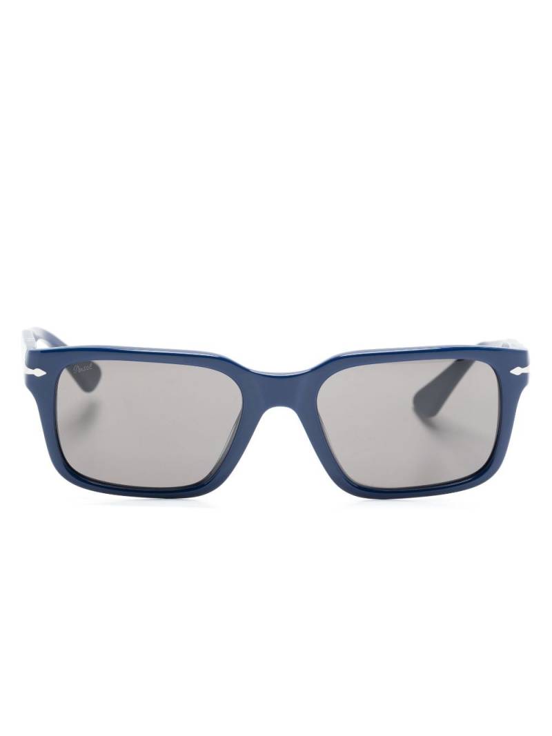 Persol 3272S rectangle-frame sunglasses - Blue von Persol