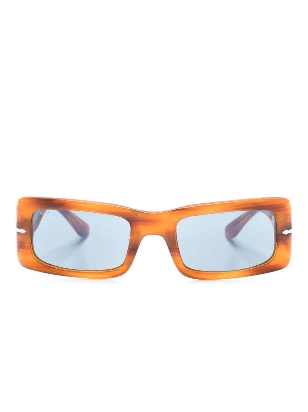 Persol Francis striped rectangle-frame sunglasses - Neutrals von Persol