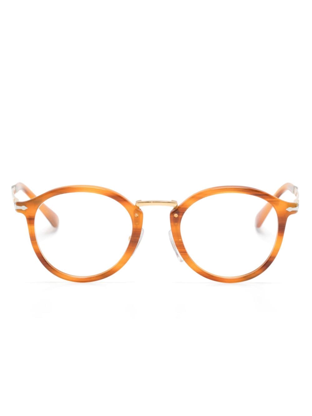 Persol Phantos tortoiseshell-effect glasses - Brown von Persol