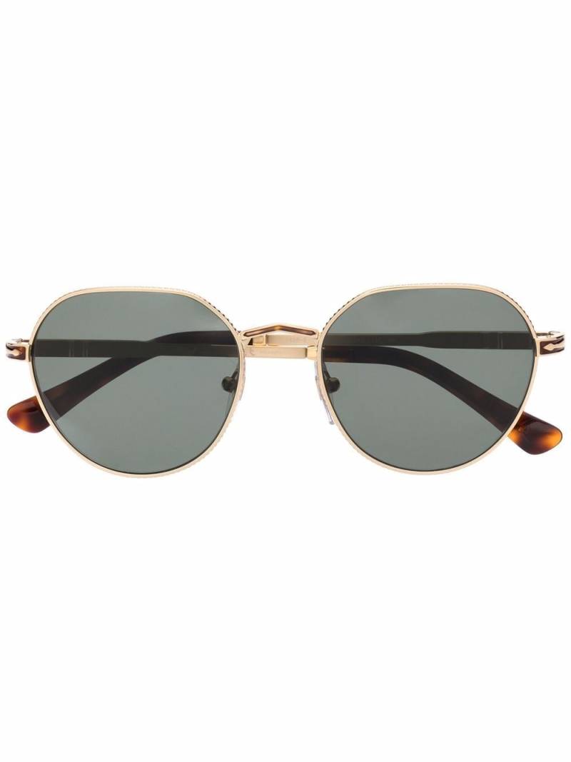Persol polarized round-frame sunglasses - Gold von Persol
