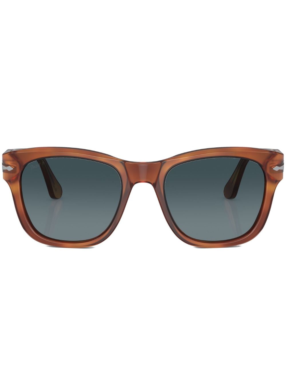 Persol round-frame straight-arm sunglasses - Brown von Persol