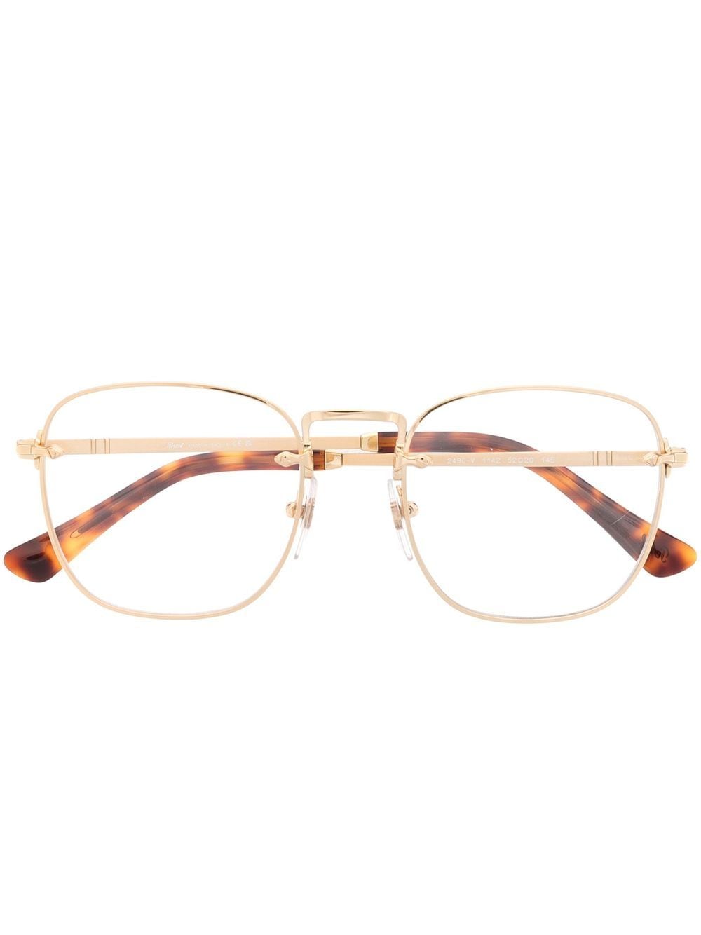 Persol square-frame glasses - Gold von Persol