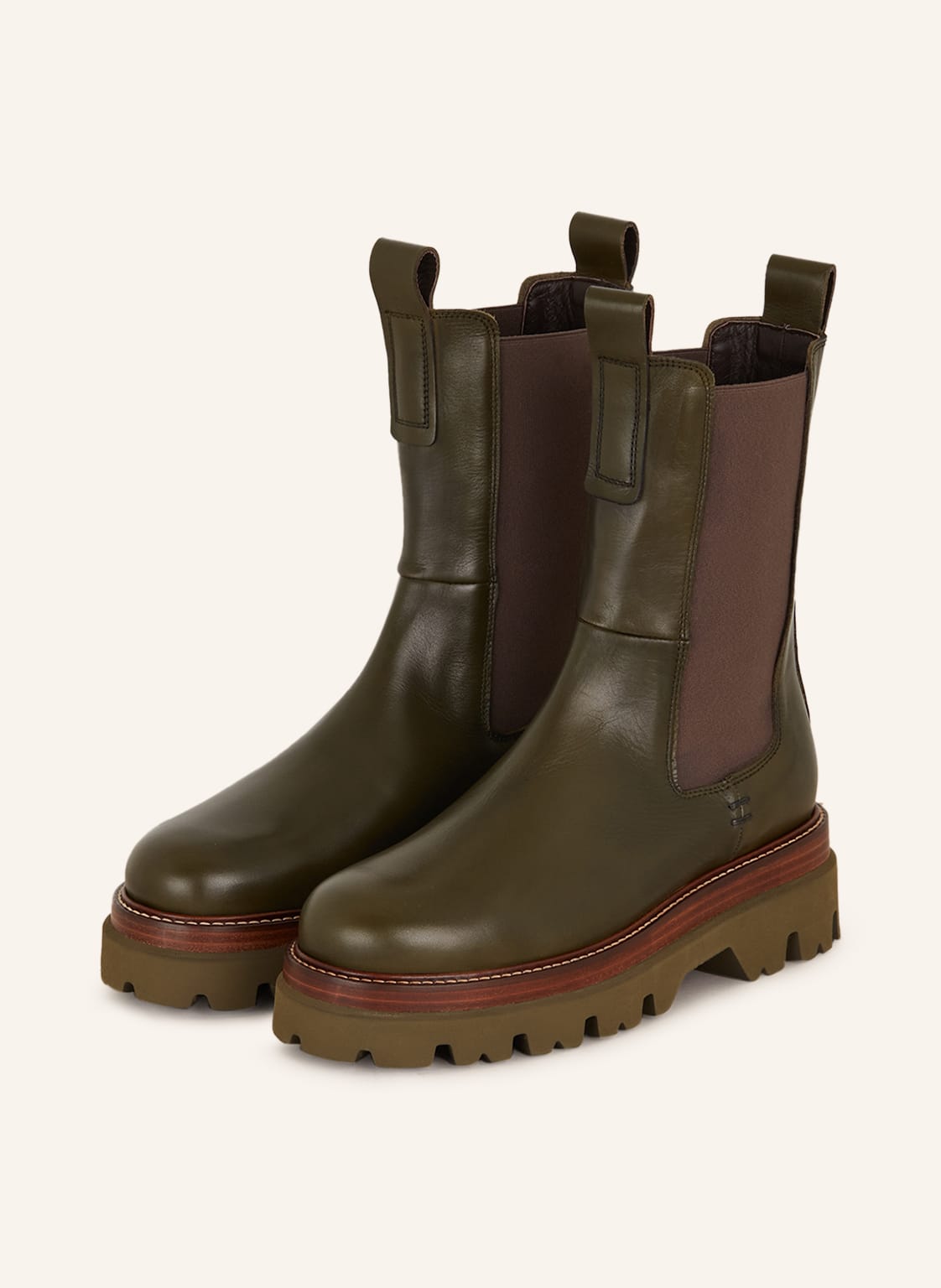 Pertini Chelsea-Boots gruen von Pertini