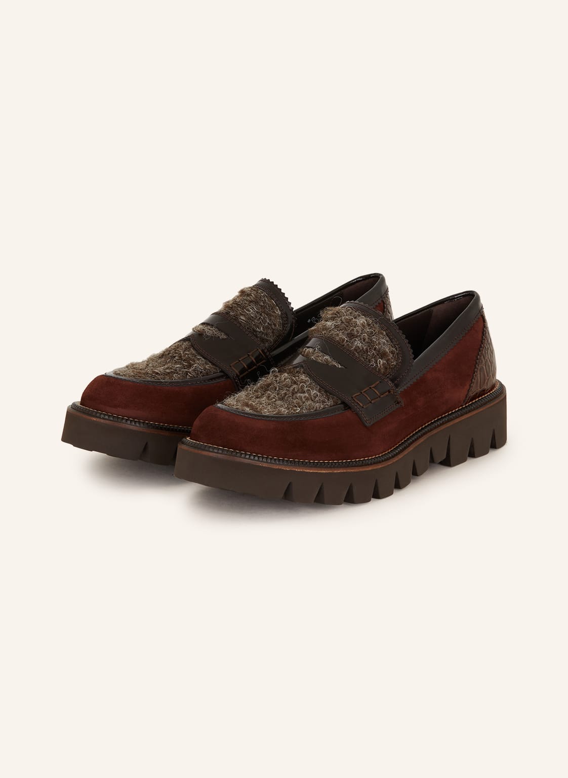 Pertini Penny-Loafer braun von Pertini