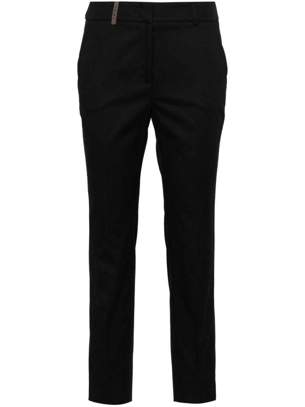 Peserico 4718 tailored trousers - Black von Peserico