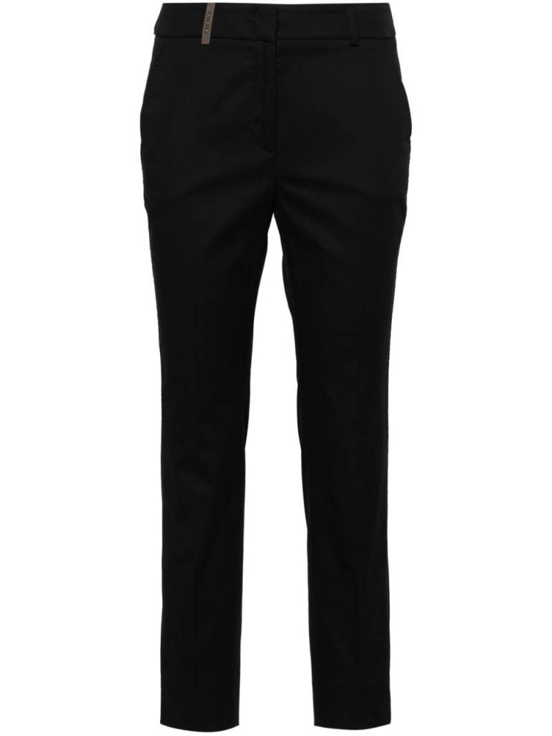 Peserico 4718 tailored trousers - Black von Peserico