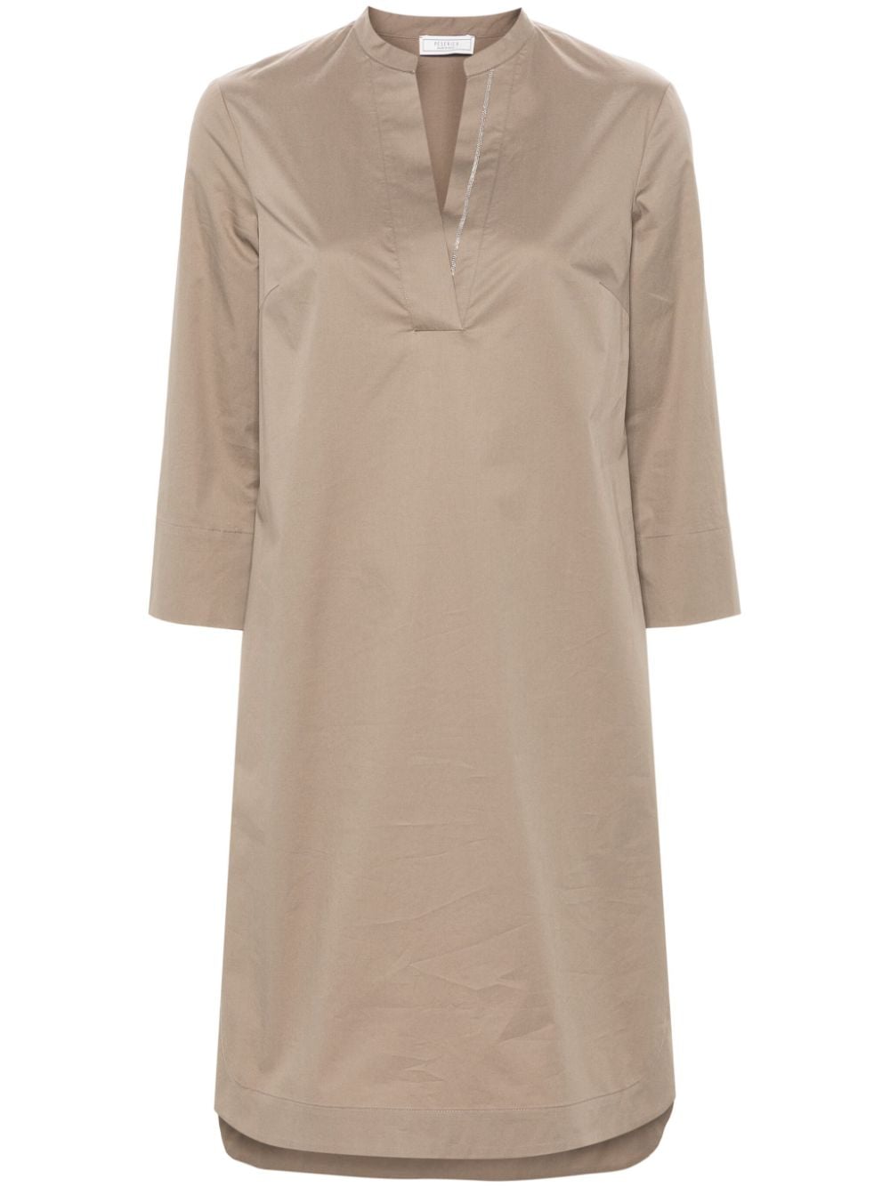 Peserico A-line midi kaftan dress - Brown von Peserico