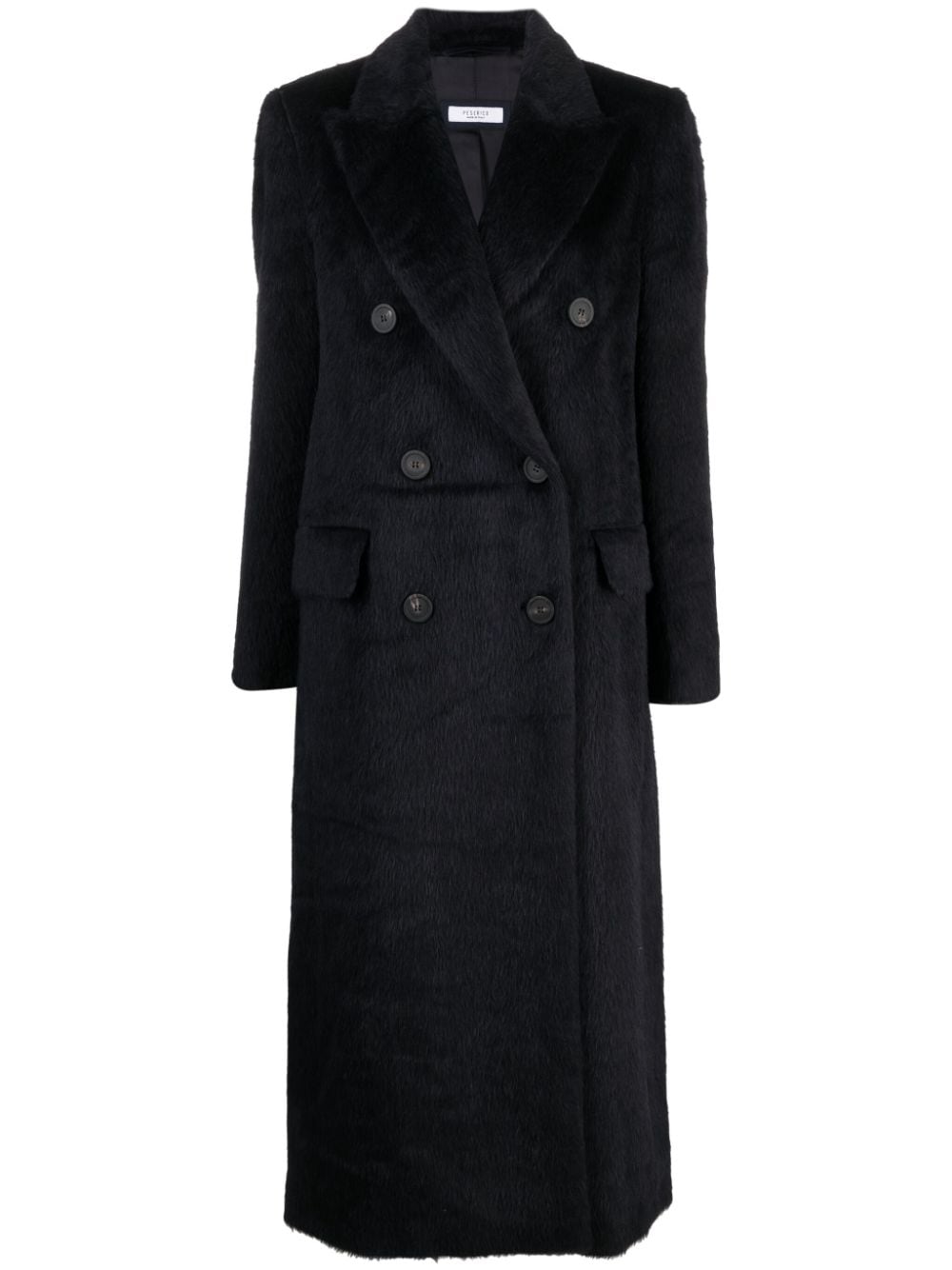 Peserico Abric double-breasted coat - Blue von Peserico