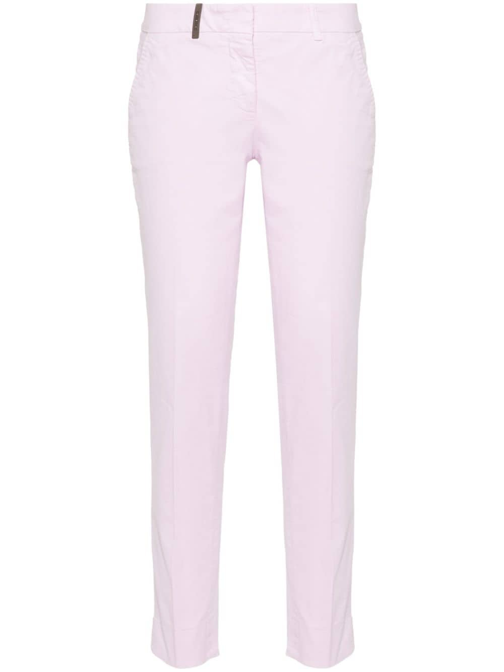 Peserico Iconic 4718 cigarette trousers - Purple von Peserico