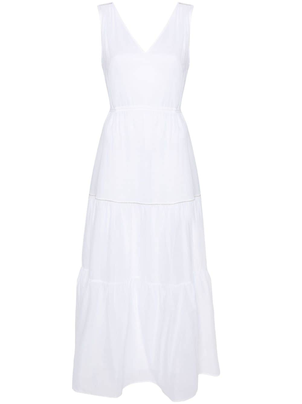 Peserico bead-detail cotton dress - White von Peserico