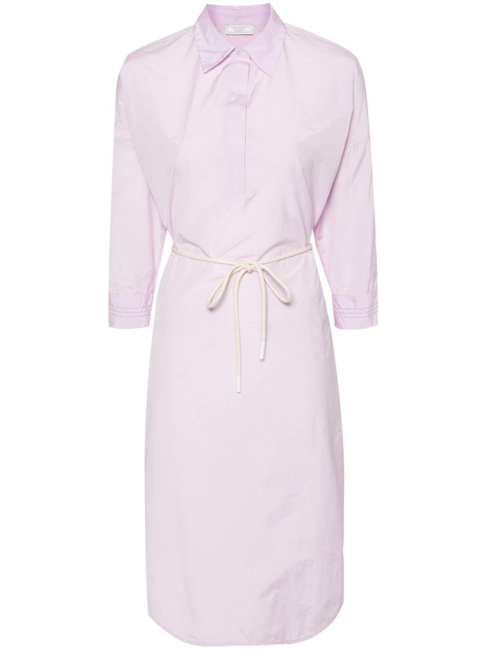 Peserico bead-detail poplin shirt dress - Purple von Peserico