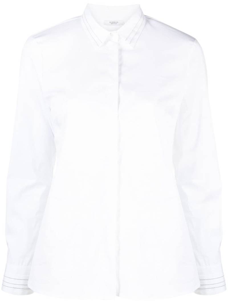 Peserico bead-embellished long-sleeve shirt - White von Peserico