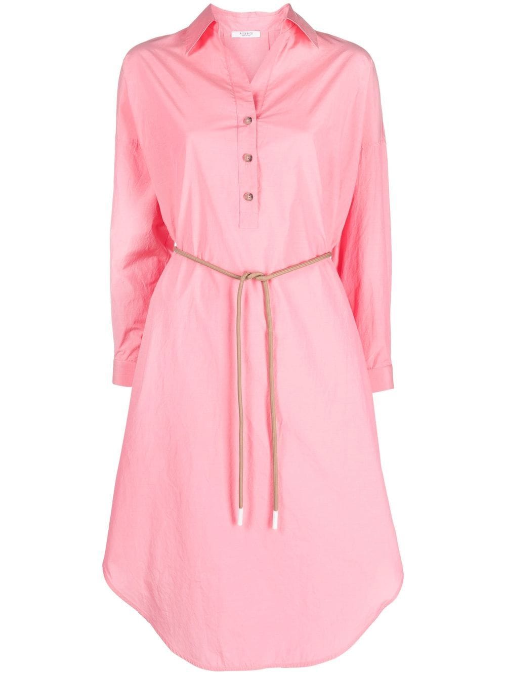 Peserico belted shirt dress - Pink von Peserico